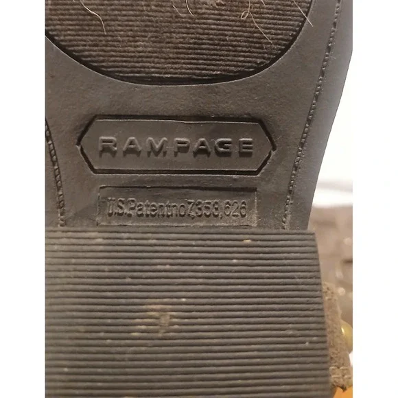 Womens Rampage Walden Western Cowboy Boots Light Dark Brown Size 7 - Picture 4 of 4